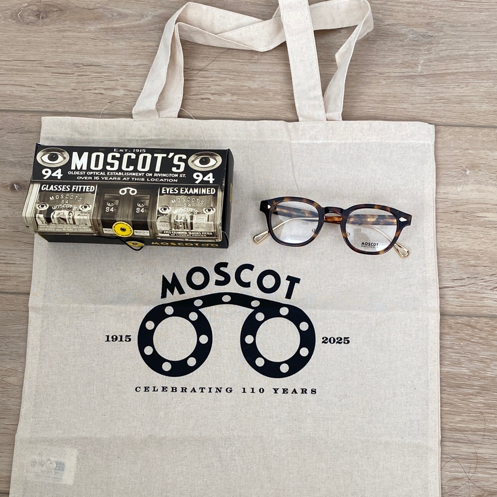 MOSCOT Lemtosh TT-Spot Tortoise with nose pads! Unisex. BRAND NEW - CUSTOM MADE